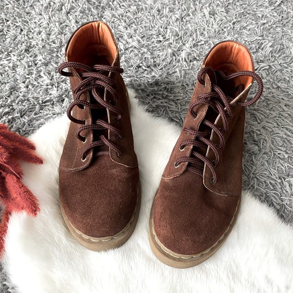 Vintage Shoes - Vintage Brown Combat Boots